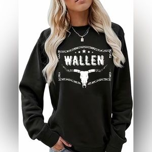 NWT‎ - Wallen Skull Print Sweatshirt